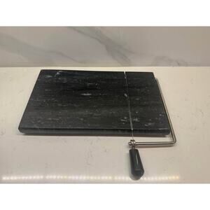 Natural Black Marble Cheese Slicer Butter Cutter